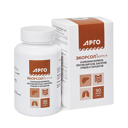 Экорсол форте+, капсулы, 90 шт