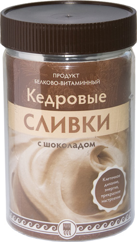Продукт белково-витаминный «Кедровые сливки с шоколадом»