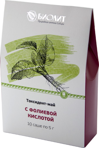 Токсидонт-май с фолиевой кислотой