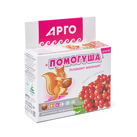 Драже детское с калиной «Помогуша», 80 г