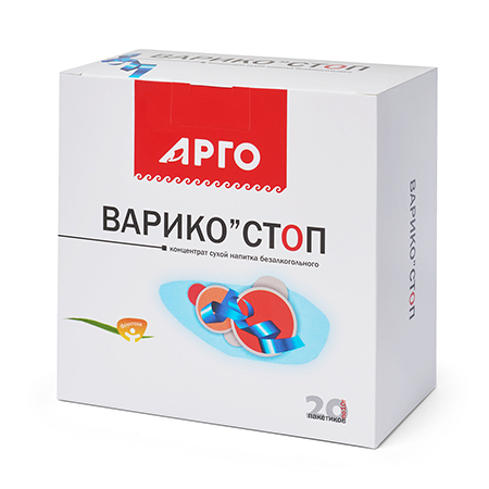Концентрат сухой напитка безалкогольного «Варико-cтоп», 20 пакетов по 10 г