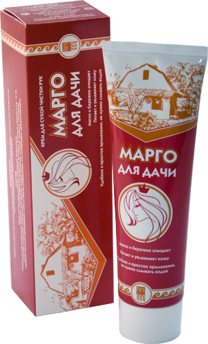 Крем для сухой чистки рук «Марго для дачи»