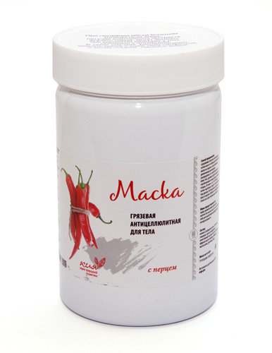 Маска грязевая антицеллюлитная с перцем «Кия»